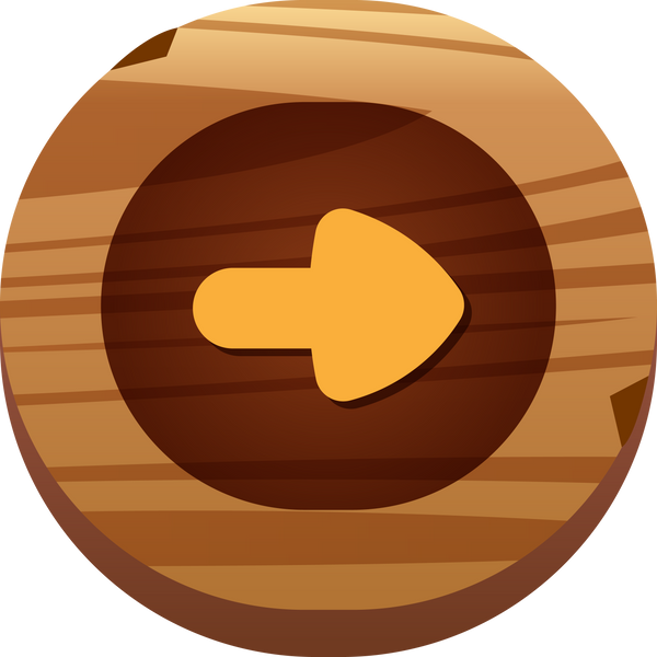 game buttons of wooden and gold texture cartoon menu 93